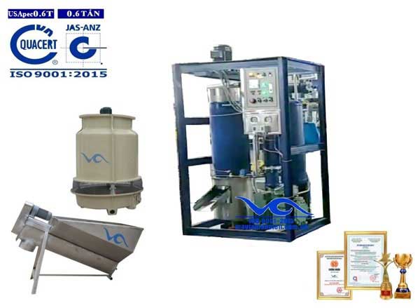 Máy làm đá sạch 600KG USApec 0.6T Máy làm đá sạch 600KG USApec 0.6T