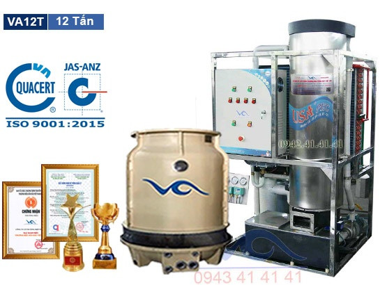 máy làm đá sạch 12 tấn