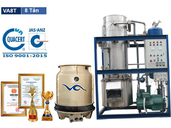 máy làm đá sạch 8 tấn