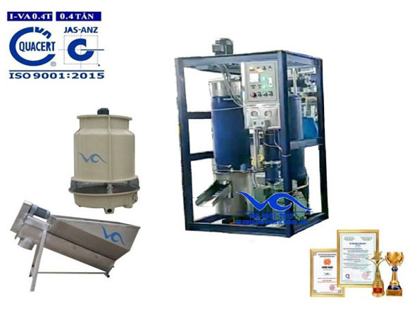 máy làm đá sạch 400kg iva0.4t